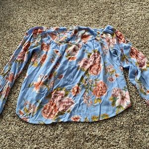 off the shoulder long sleeve